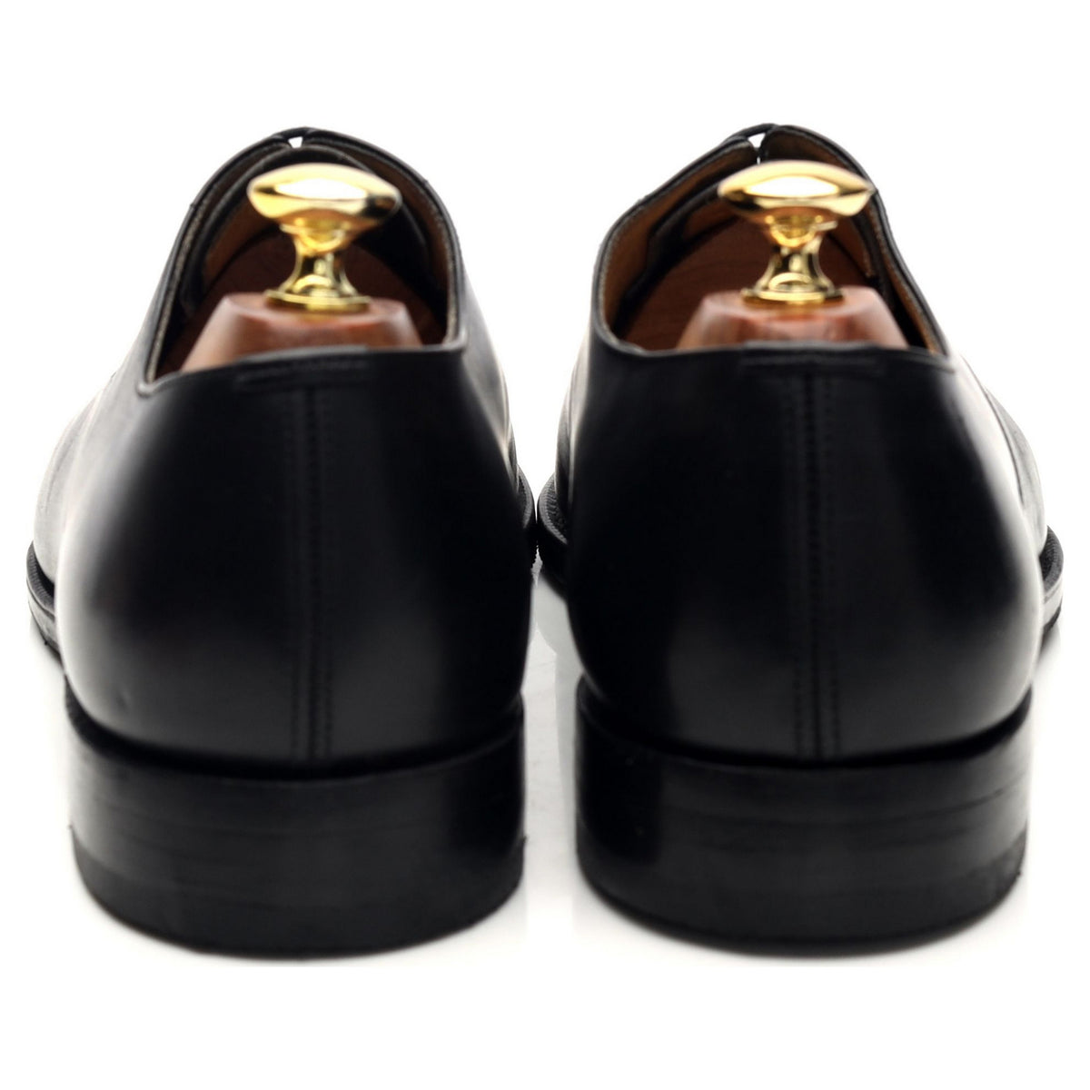 &#39;Consul&#39; Black Leather Oxford UK 8.5 F