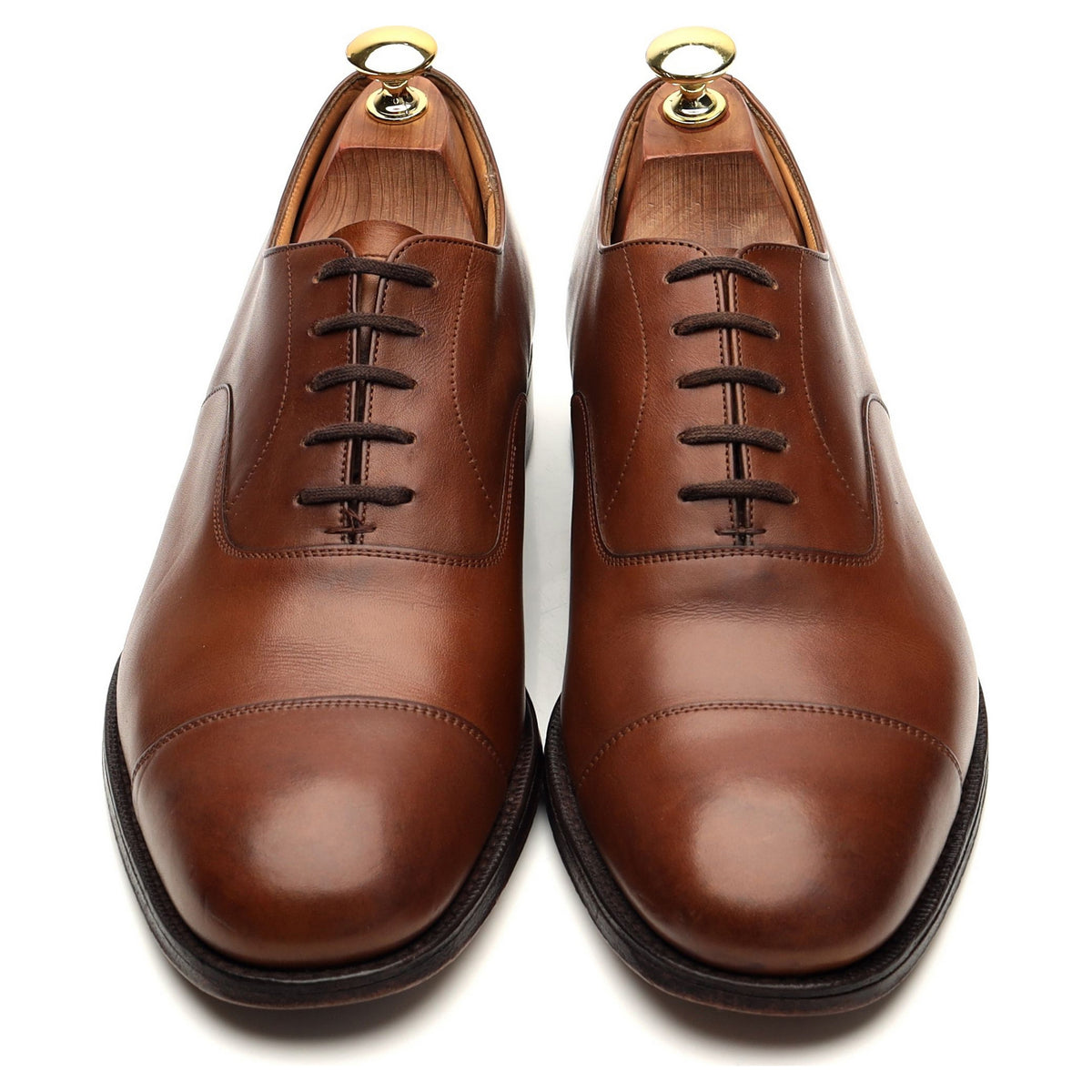 &#39;Consul&#39; Brown Leather Oxford UK 8 G