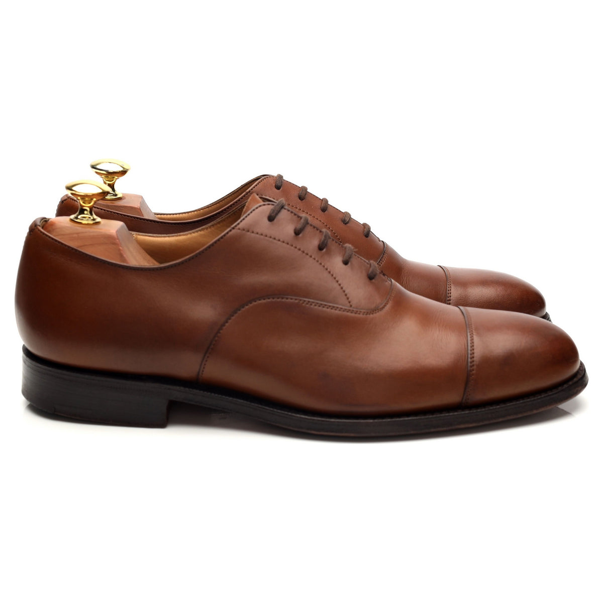 &#39;Consul&#39; Brown Leather Oxford UK 8 G