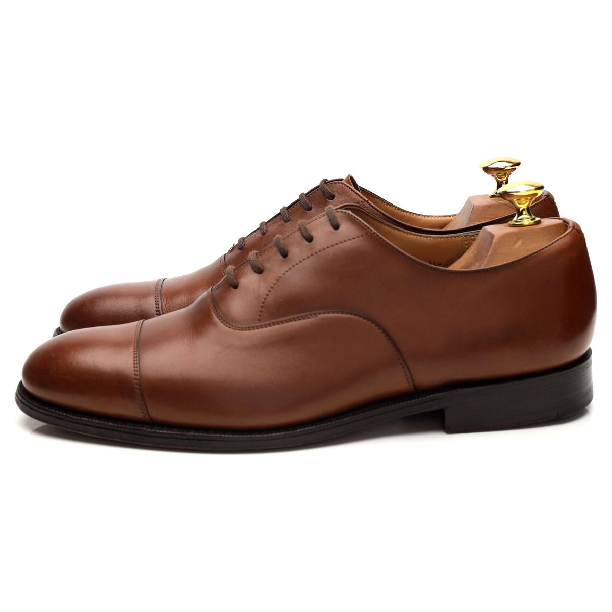 &#39;Consul&#39; Brown Leather Oxford UK 8 G