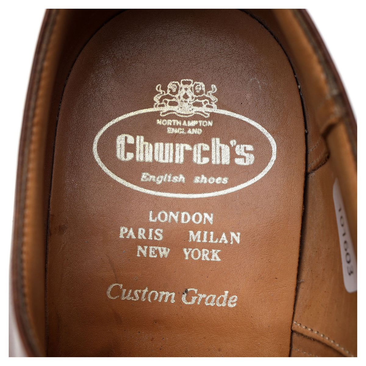 &#39;Consul&#39; Brown Leather Oxford UK 8 G