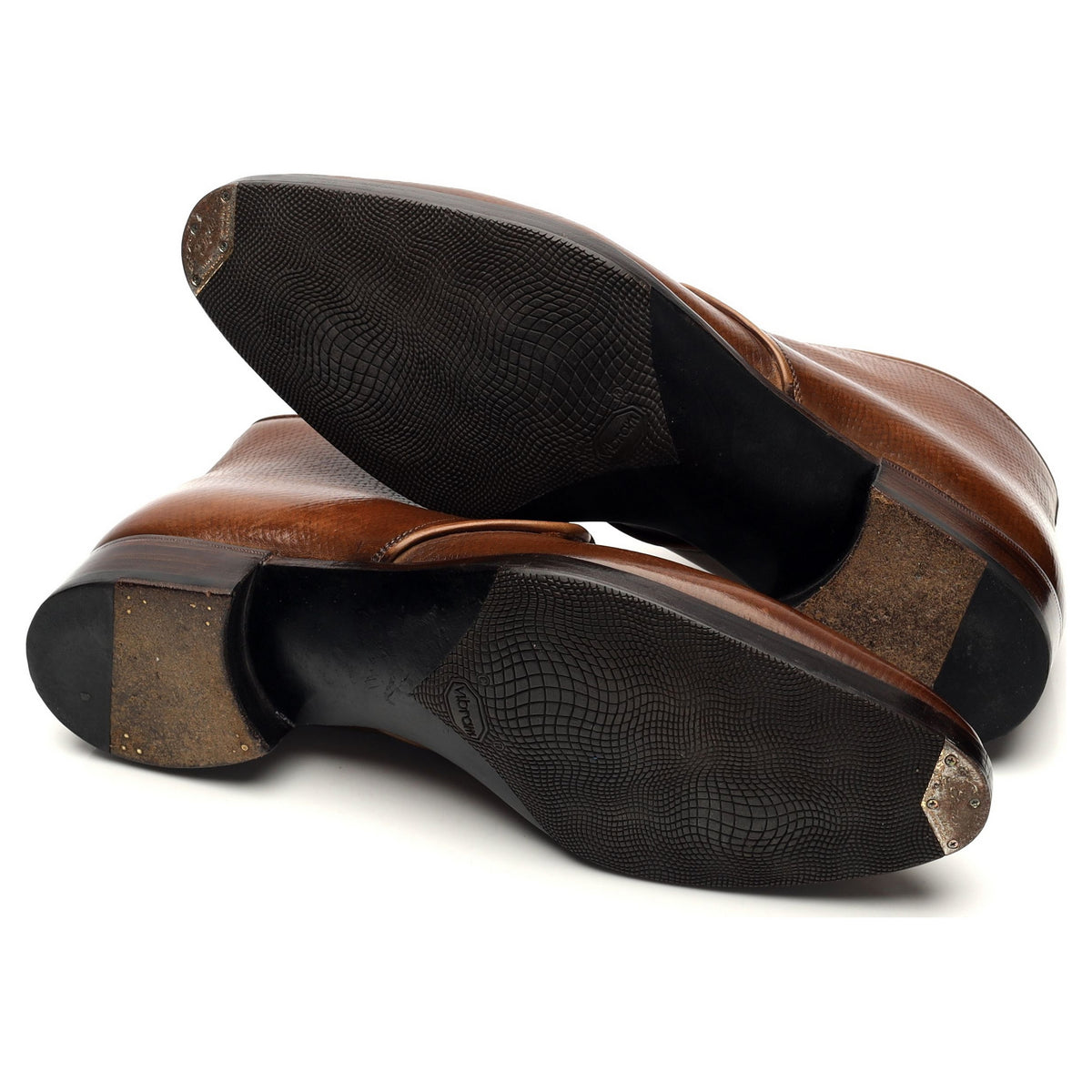 Yeossal &#39;Tyersall&#39; Brown Grain Chukka Boots UK 7.5