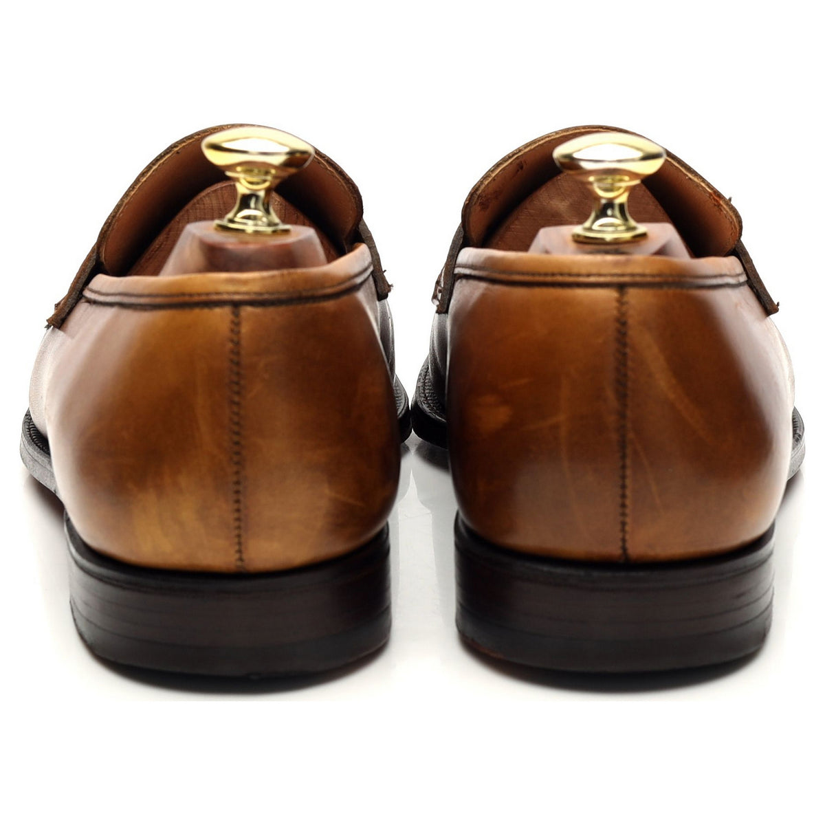 &#39;Sydney&#39; Brown Leather Loafers UK 7.5 E