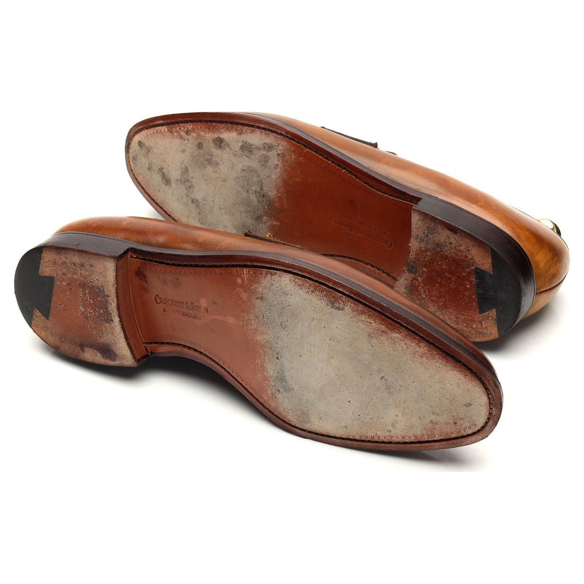 &#39;Sydney&#39; Brown Leather Loafers UK 7.5 E