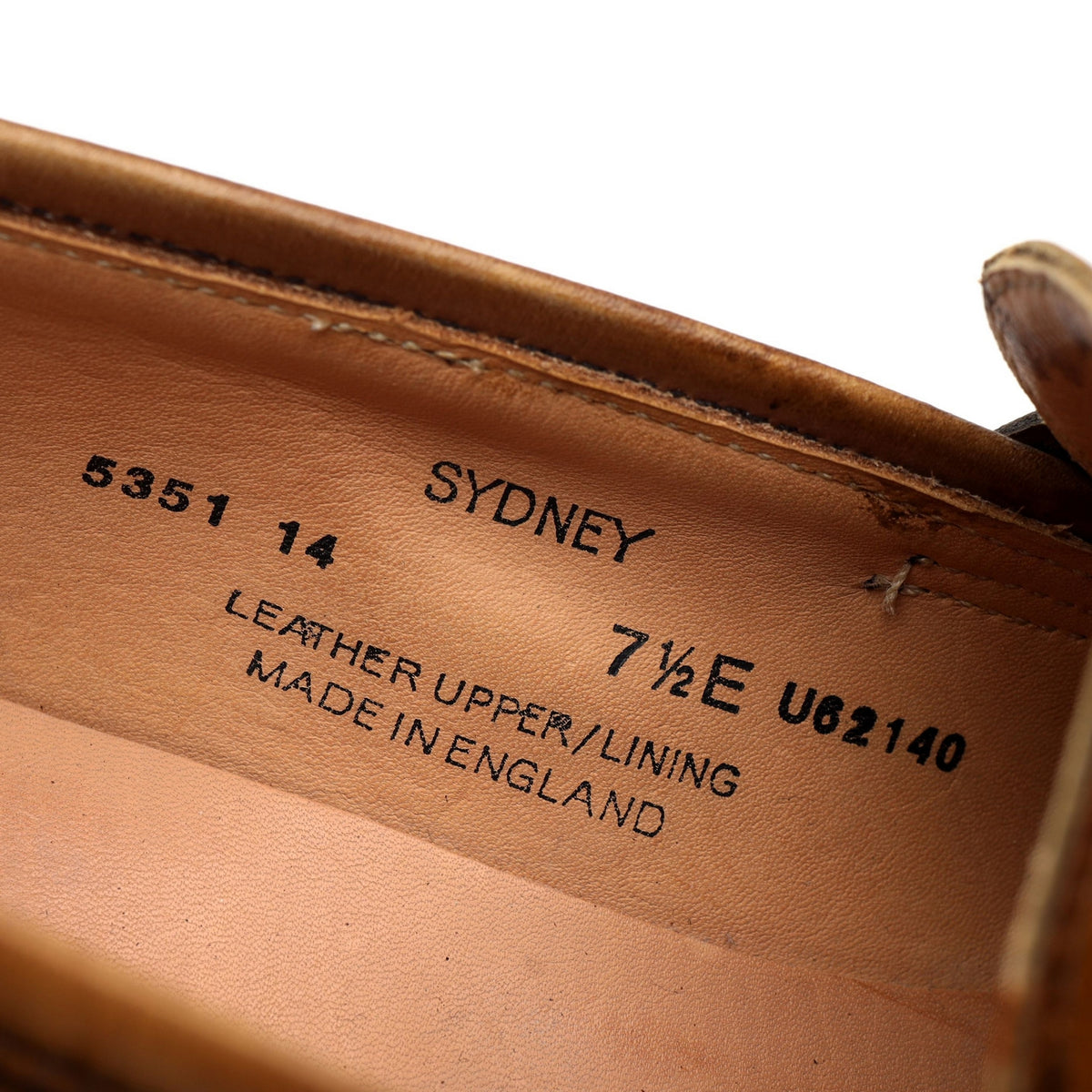 &#39;Sydney&#39; Brown Leather Loafers UK 7.5 E