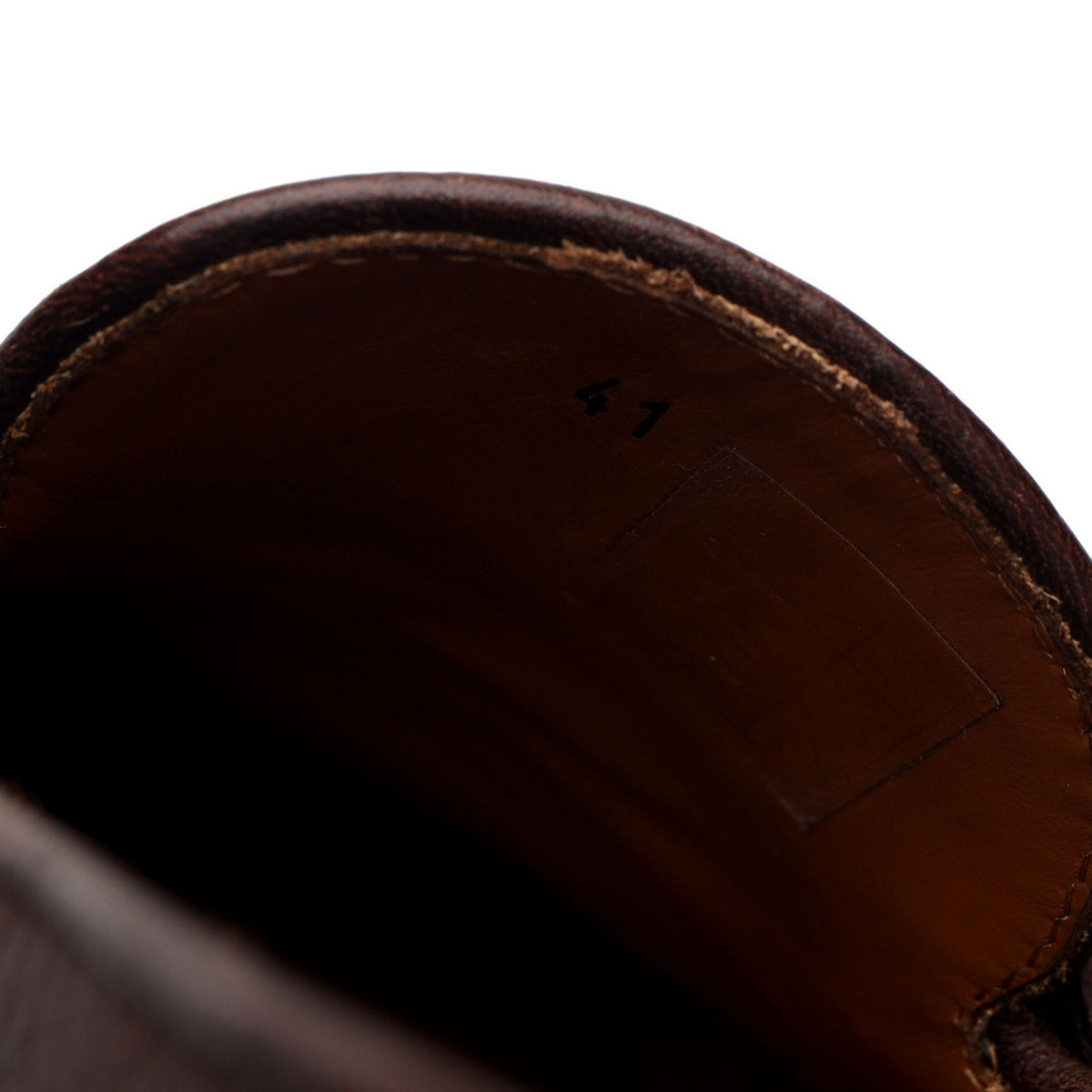 Brown Grain Leather Loafers UK 7 EU 41