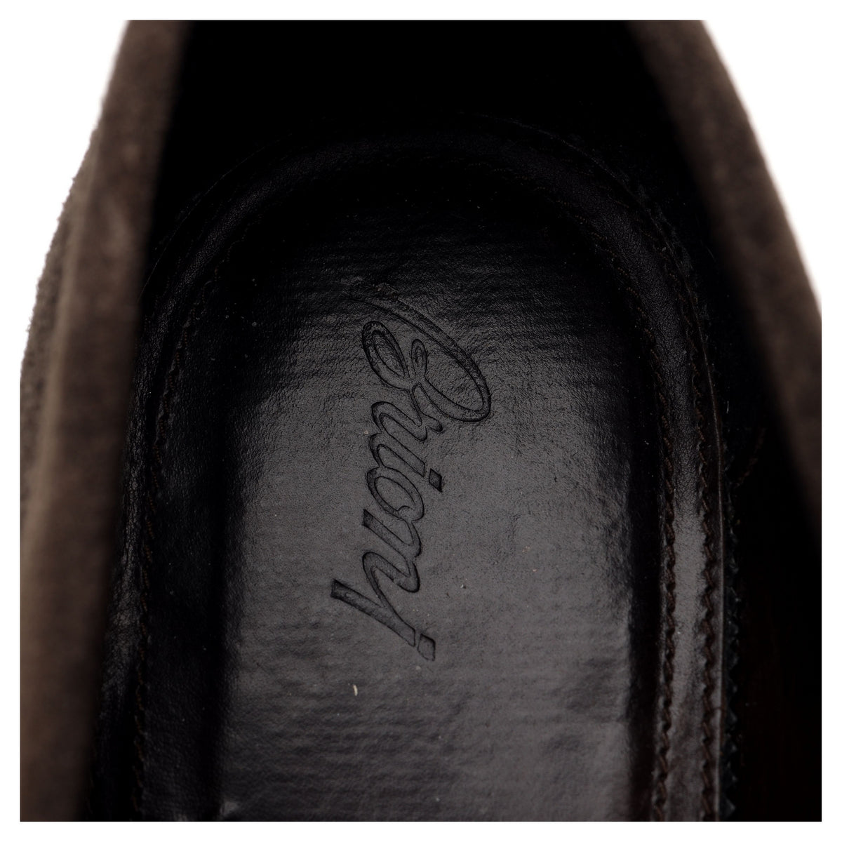 Light Brown Suede Tassel Loafers UK 7