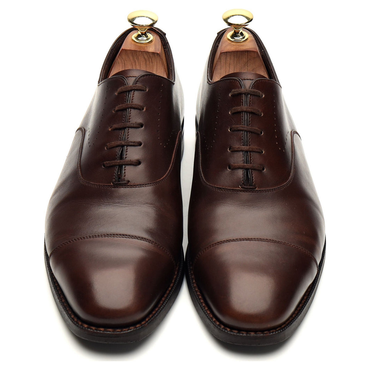 Dark Brown Leather Oxford UK 6.5