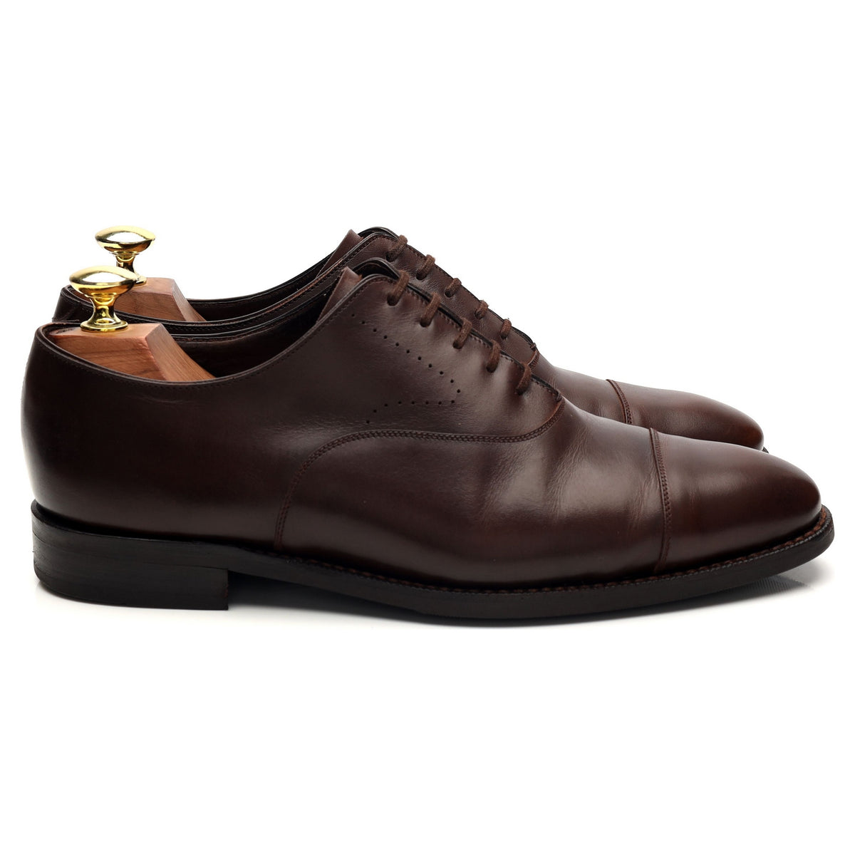 Dark Brown Leather Oxford UK 6.5