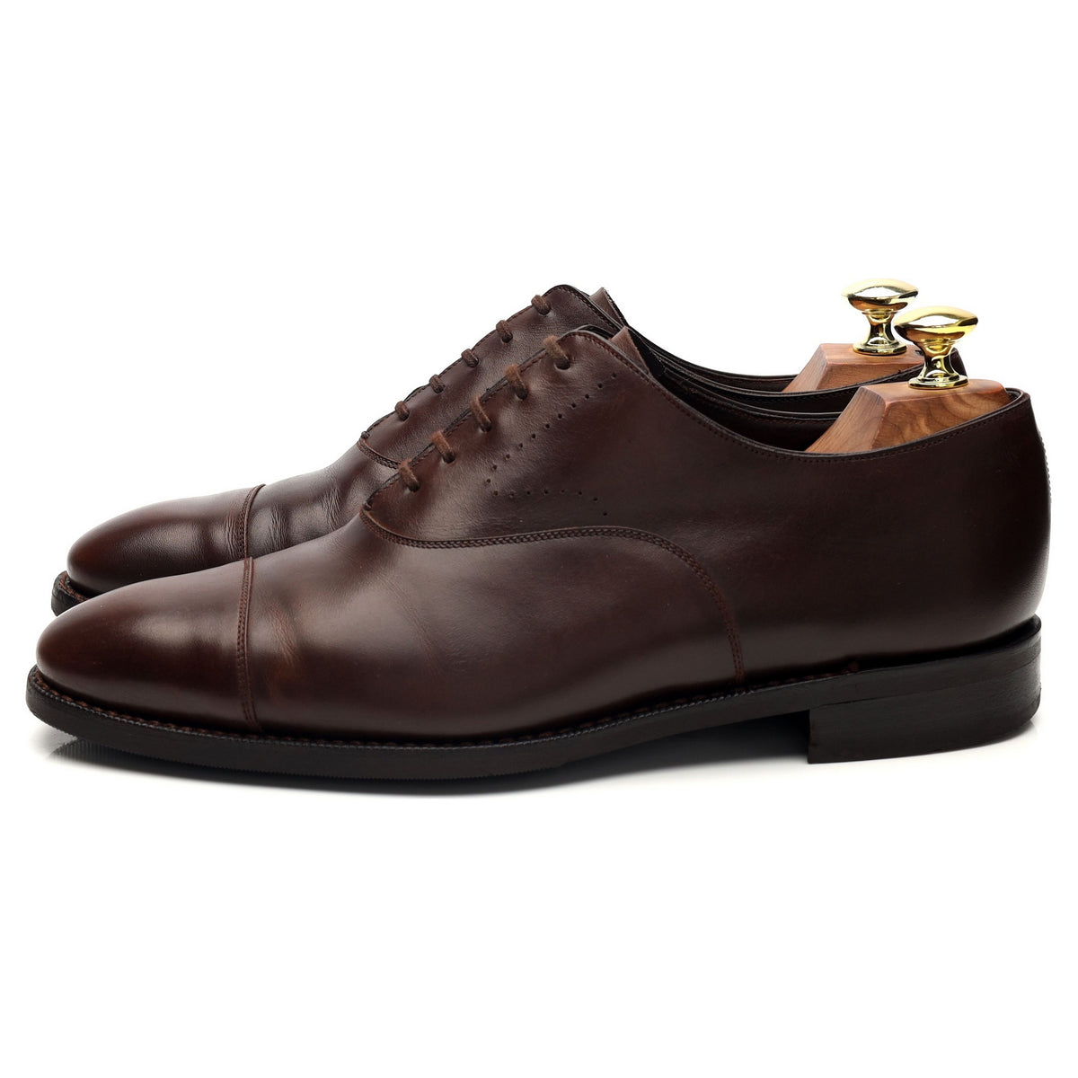 Dark Brown Leather Oxford UK 6.5
