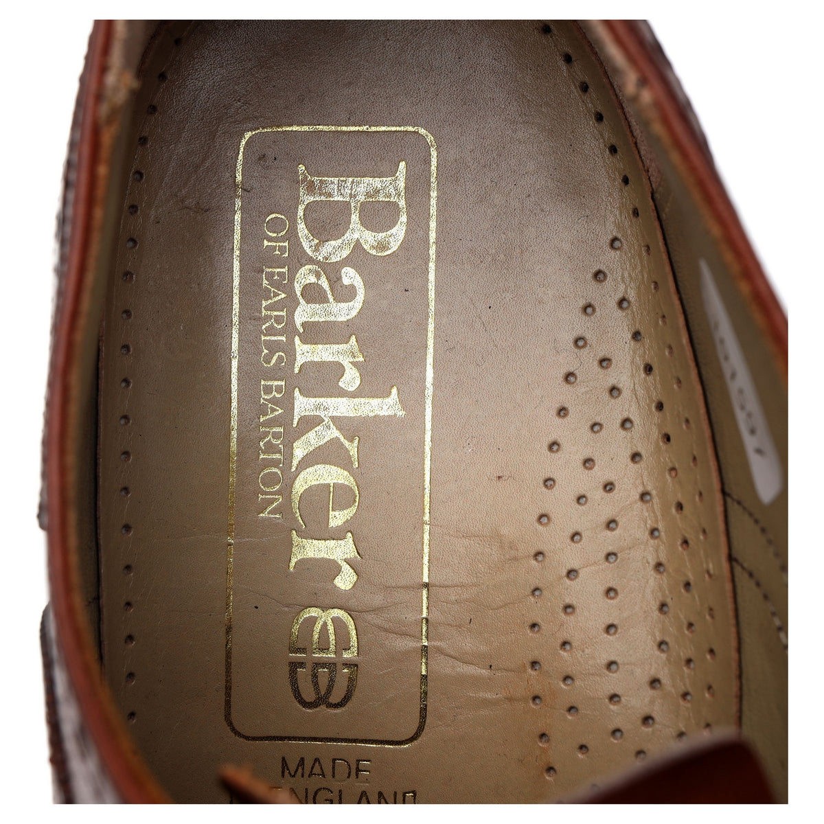 &#39;682326&#39; Tan Brown Leather Oxford Brogues UK 8 F