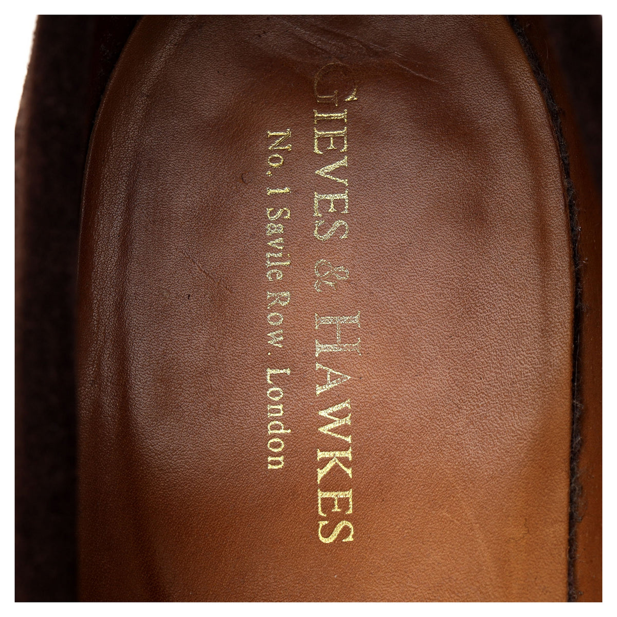 Gieves &amp; Hawkes Brown Suede Loafers UK 8