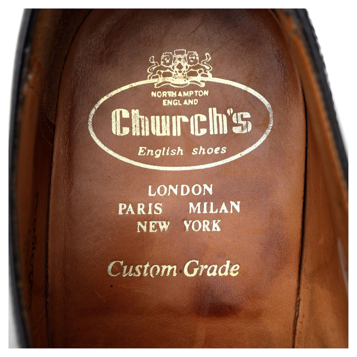 Black Leather Monk Strap UK 8 F