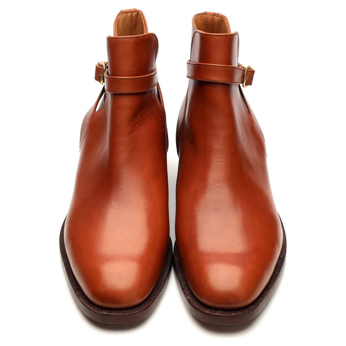 &#39;Varese&#39; Tan Brown Leather Jodhpur Boots UK 11 F