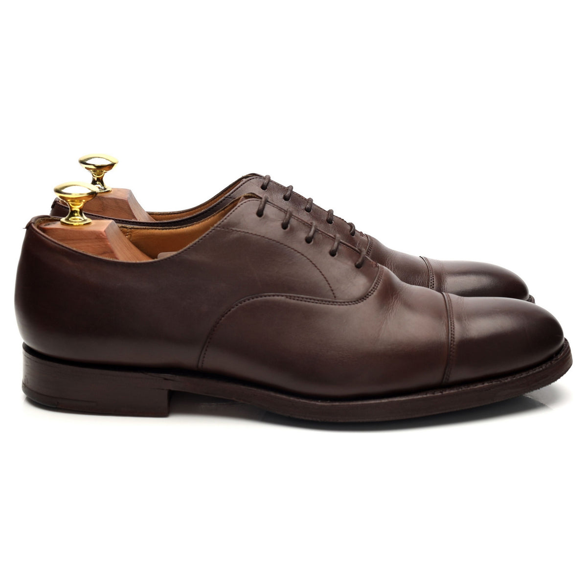 &#39;Consul&#39; Brown Leather Oxford UK 7.5 F