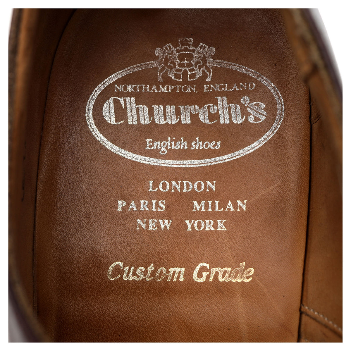 &#39;Consul&#39; Brown Leather Oxford UK 7.5 F