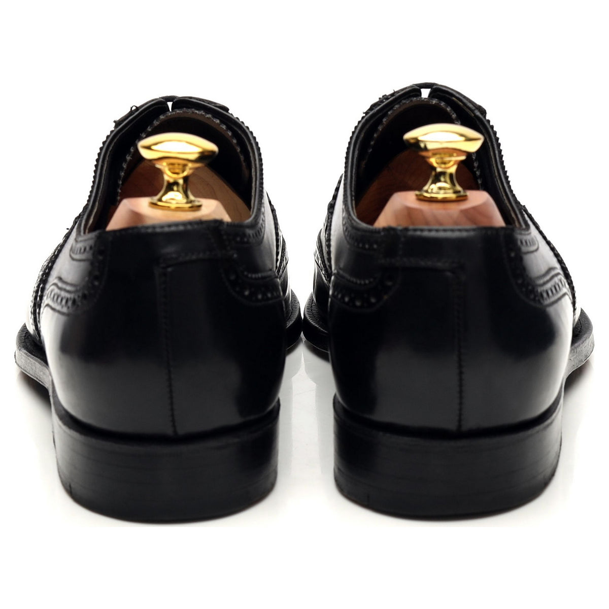 Gordon Scott &#39;London&#39; Black Leather Oxford Brogues UK 7.5 G