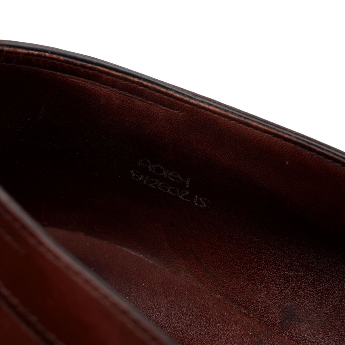 &#39;Adley&#39; Brown Museum Leather Loafers UK 8.5 E