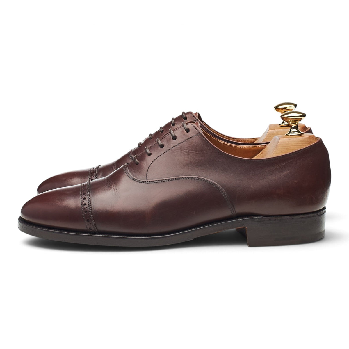 'Arundel' Dark Brown Leather Oxford UK 6 E