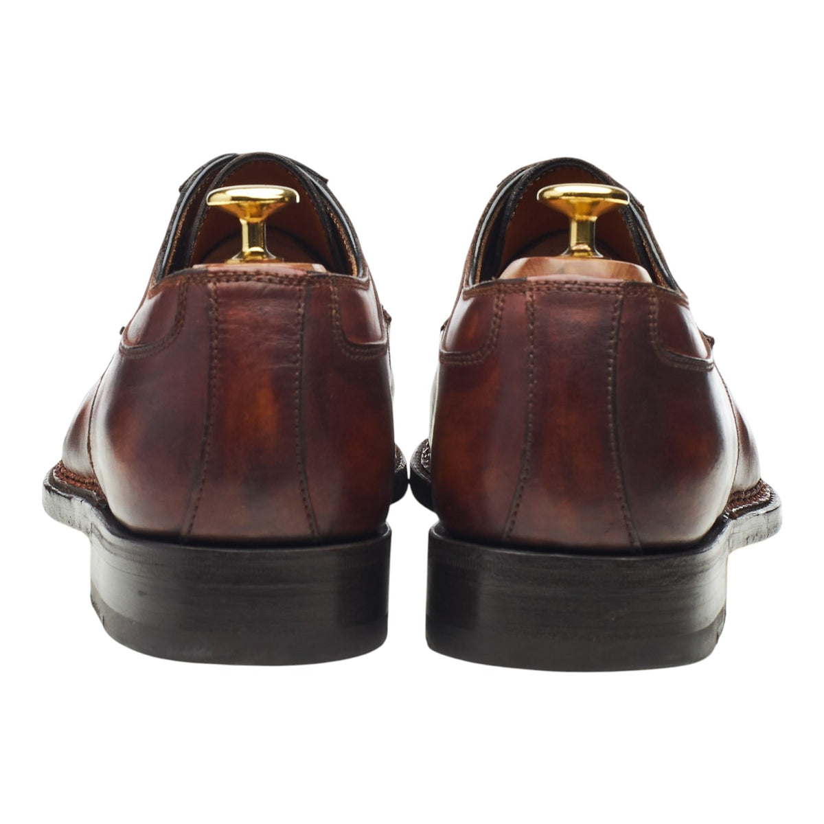 'Magnifico' Brown Patina Leather Split Toe Derby UK 8.5 EU 42.5
