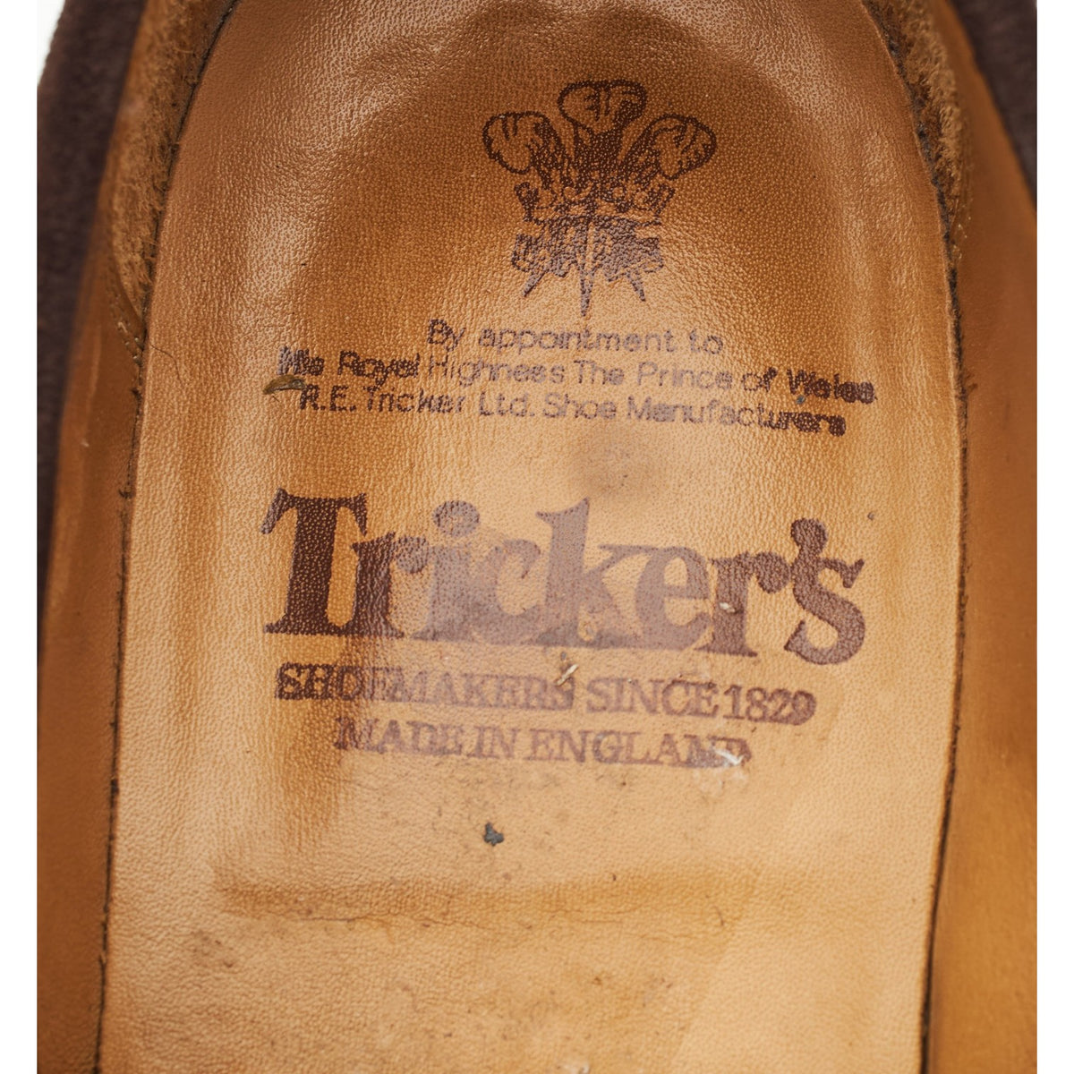 'James' Dark Brown Suede Split Toe Loafers UK 9.5