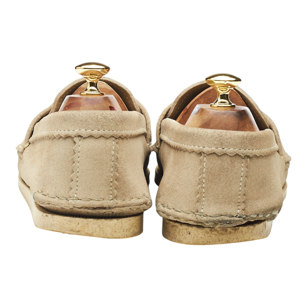 'Bit Loafer' Beige Suede Horsebit Loafers UK 8.5 US 9.5