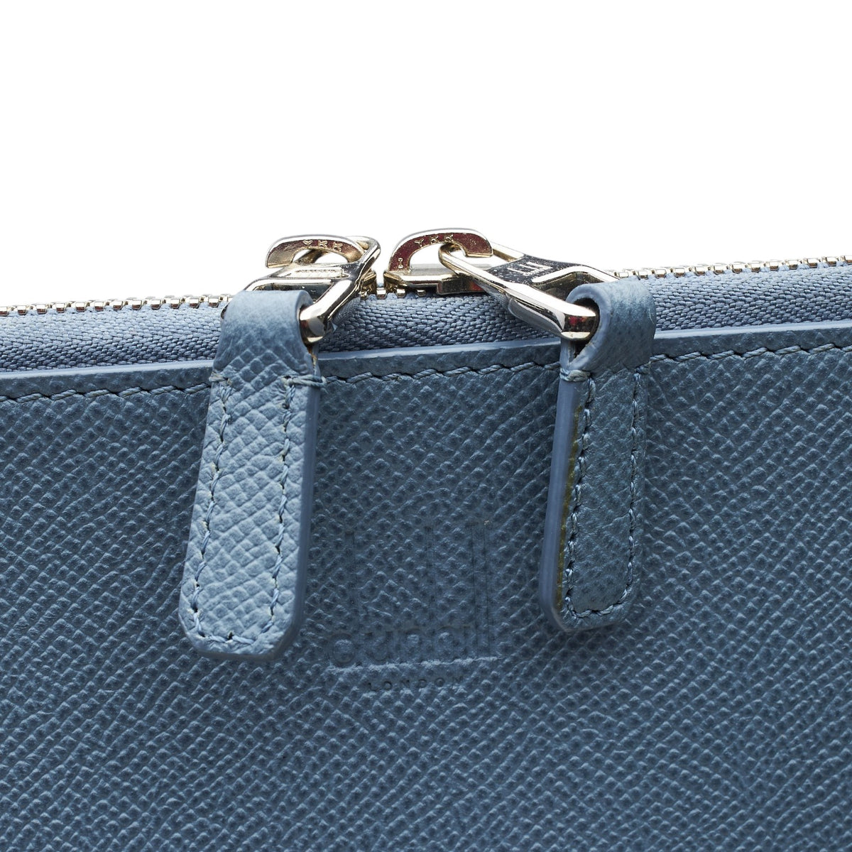 Blue Grain Leather Folio / Document Case