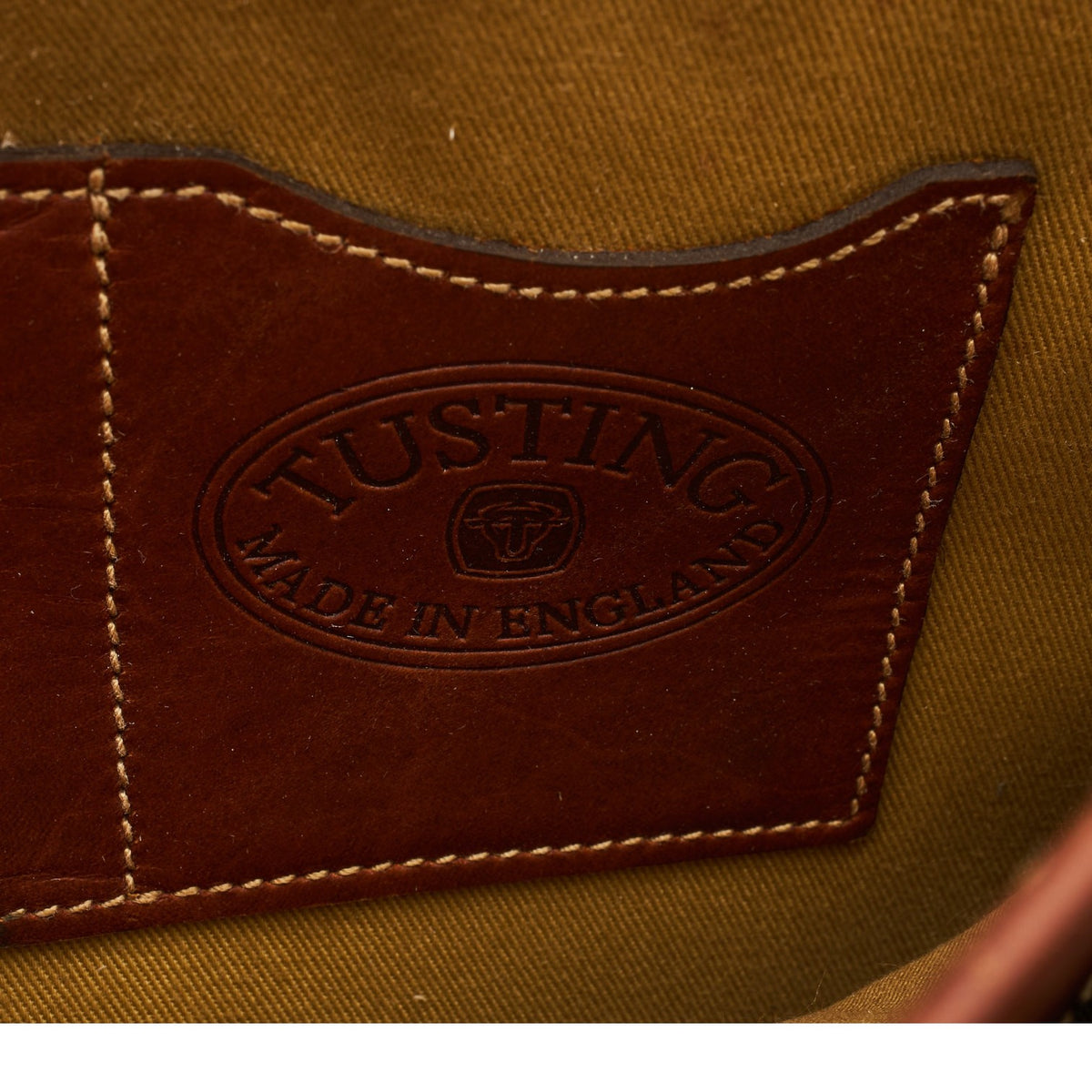 'Wymington' Tan Brown Leather Briefcase