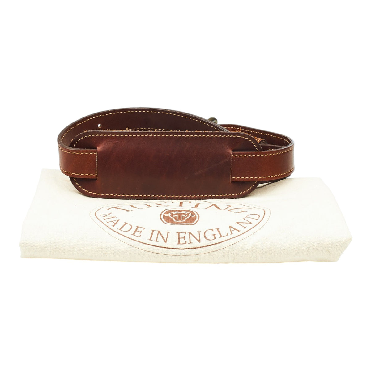 'Wymington' Tan Brown Leather Briefcase