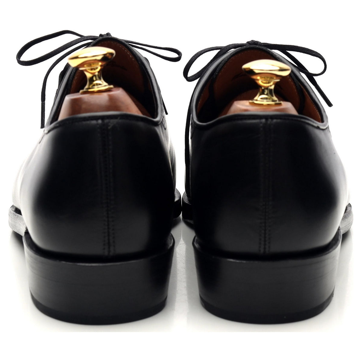 &#39;Everett&#39; Black Leather Oxford UK 9 E