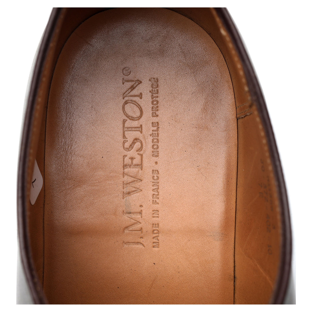 &#39;Flore&#39; Brown Leather Wholecut Oxford 7 E UK 7.5