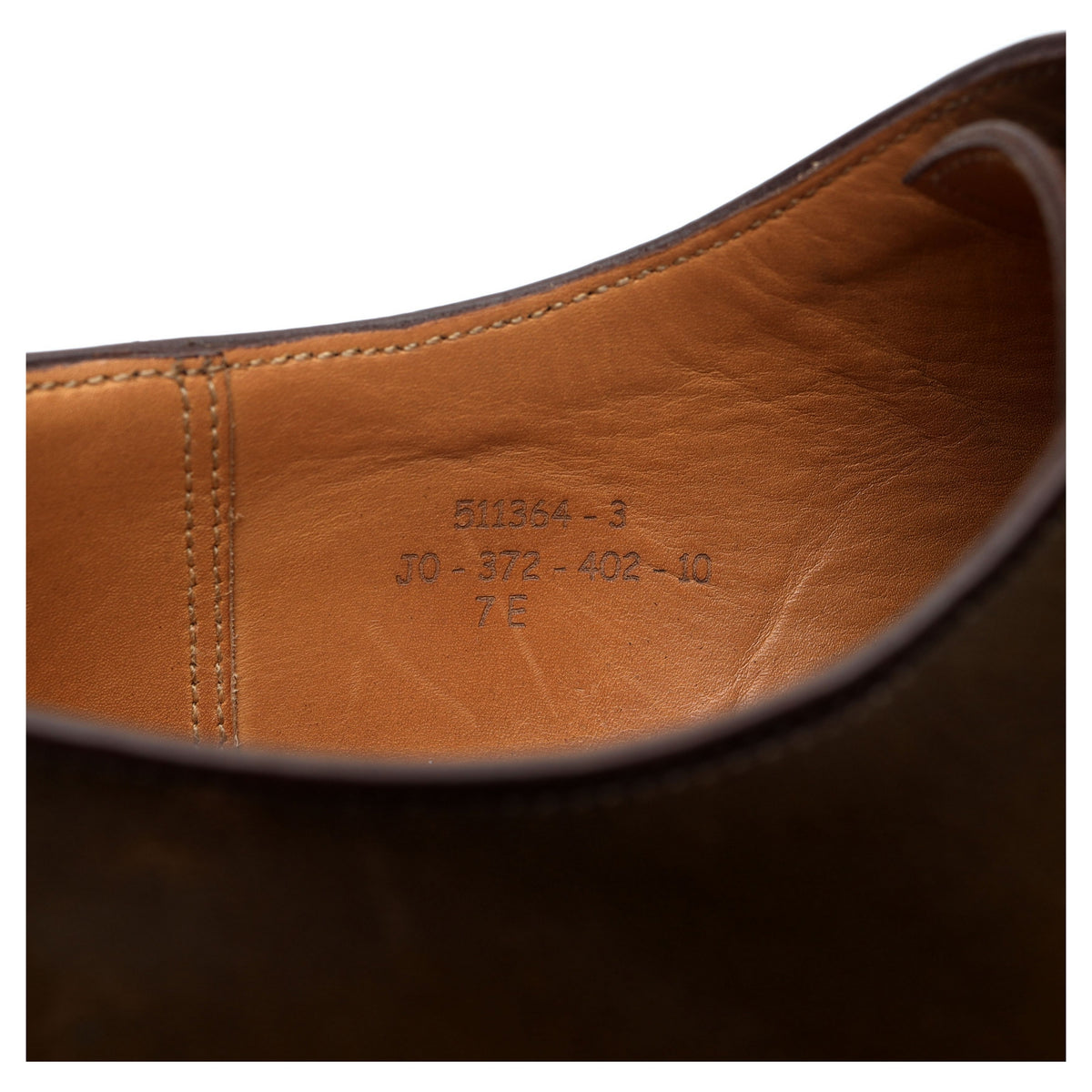 &#39;Flore&#39; Brown Leather Wholecut Oxford 7 E UK 7.5