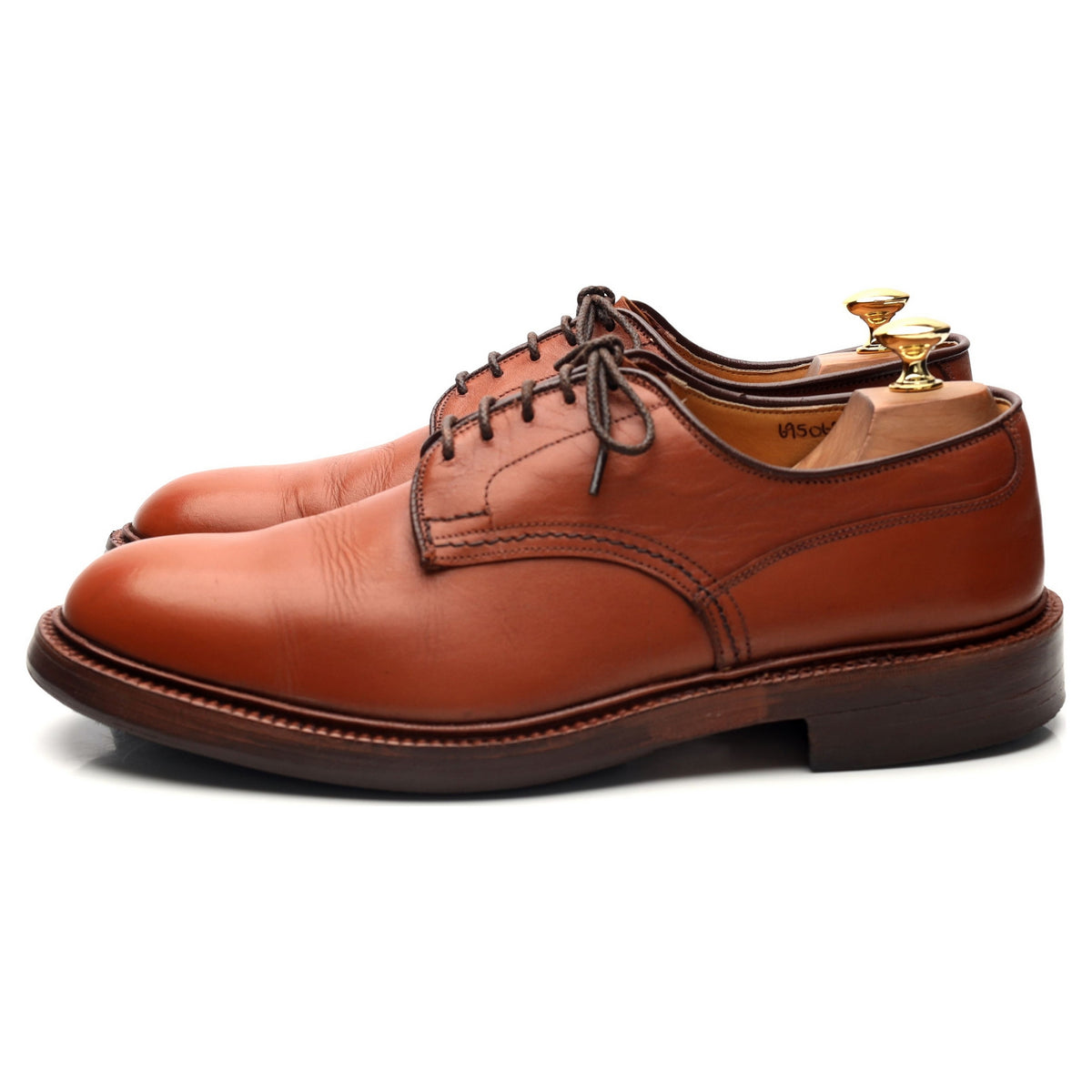 Tan Brown Leather Derby UK 9.5