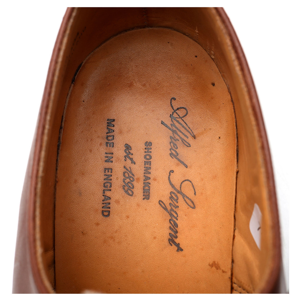 &#39;Boston&#39; Brown Leather Derby UK 6