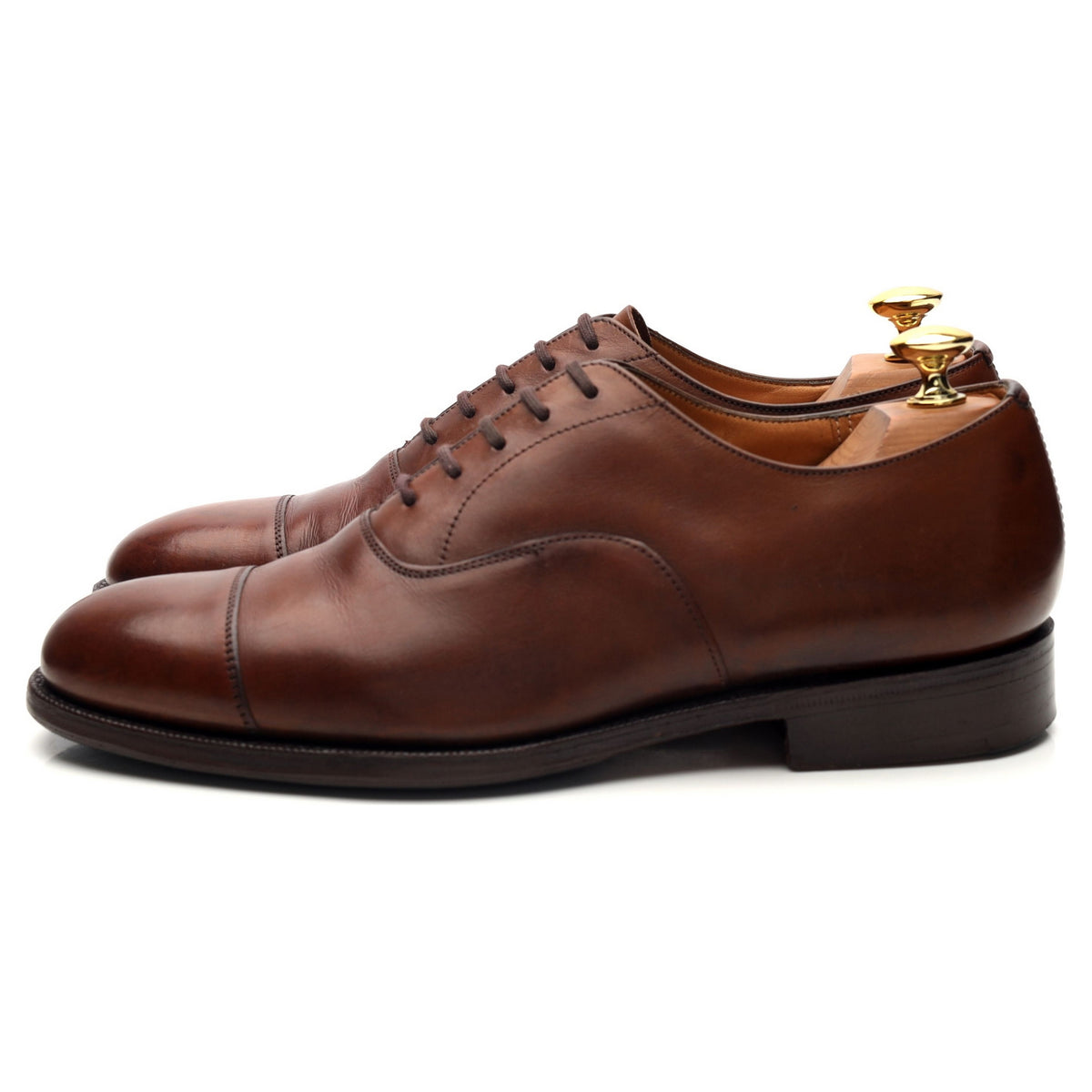 &#39;Consul&#39; Brown Leather Oxford UK 6.5 F