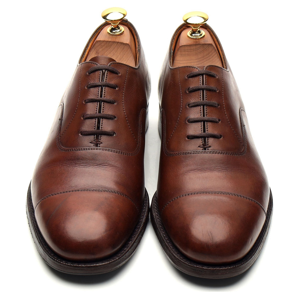 &#39;Consul&#39; Brown Leather Oxford UK 6.5 F