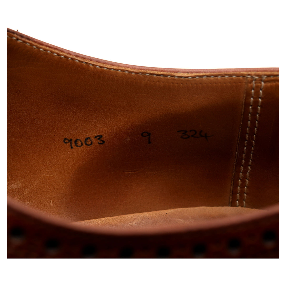 Hackett Tan Brown Leather Oxford Brogues UK 9