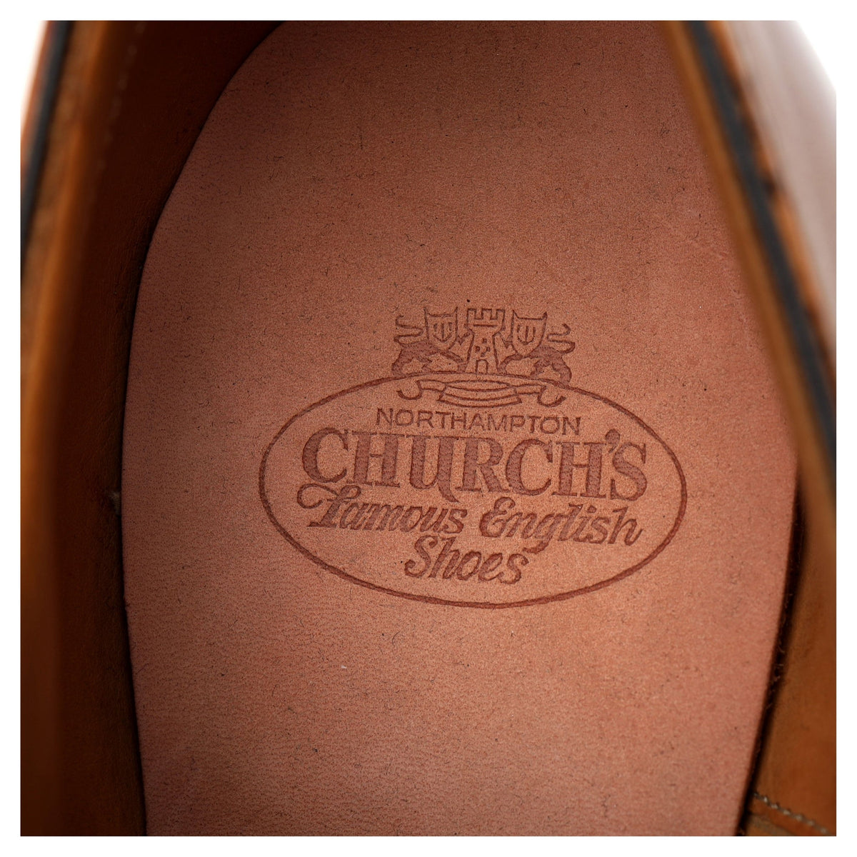 Crown Collection &#39;Carroll&#39; Tan Brown Leather Oxford Brogues UK 8.5 F