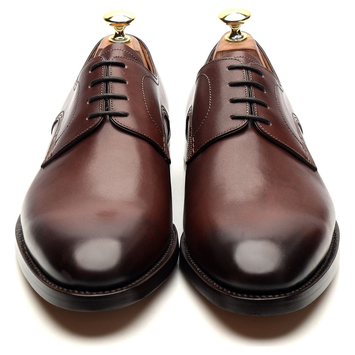 Scribe Brown Leather Derby UK 7 F