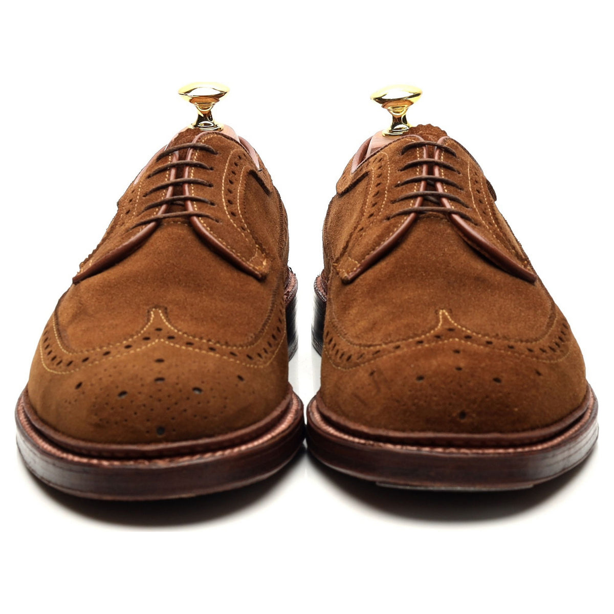 &#39;9794&#39; Brown Suede Derby Brogues UK 7.5 US 8 E