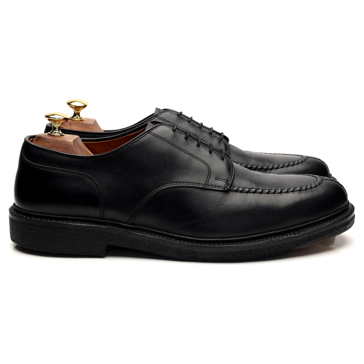 &#39;2965&#39; Black Leather Split Toe Derby UK 11.5 US 12 D