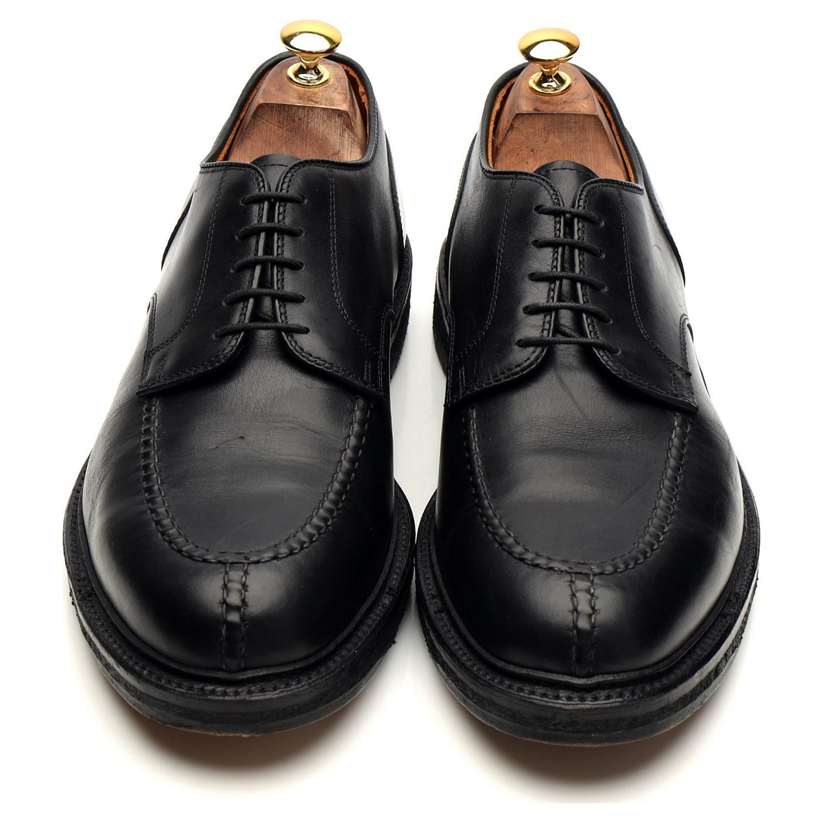 &#39;2965&#39; Black Leather Split Toe Derby UK 11.5 US 12 D