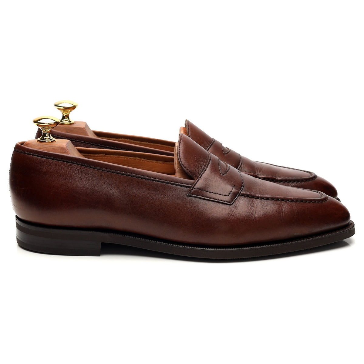 &#39;Pimlico&#39; Brown Leather Loafers UK 8.5 E