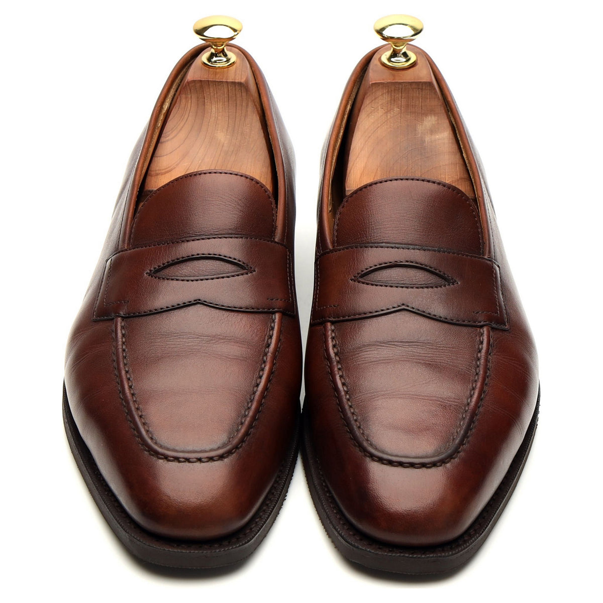 &#39;Pimlico&#39; Brown Leather Loafers UK 8.5 E