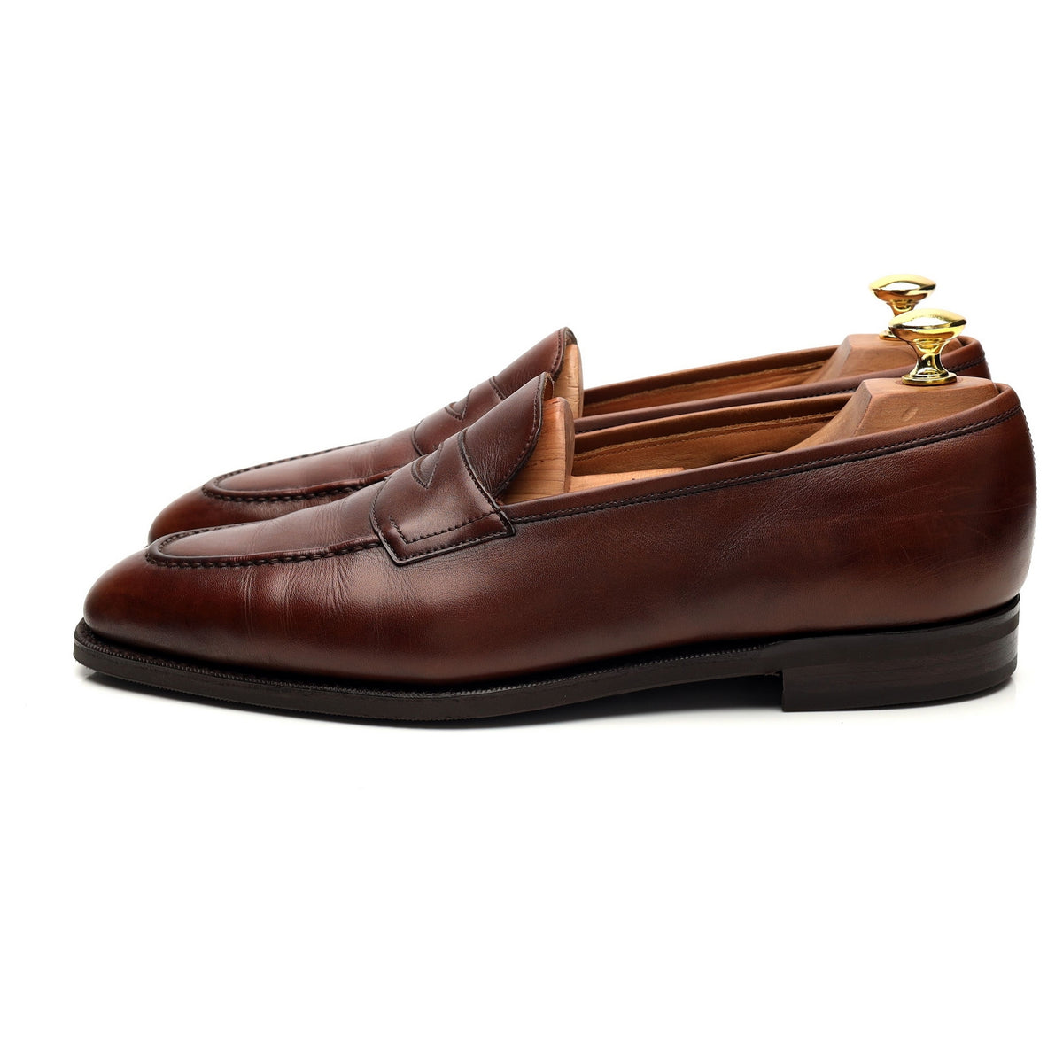 &#39;Pimlico&#39; Brown Leather Loafers UK 8.5 E