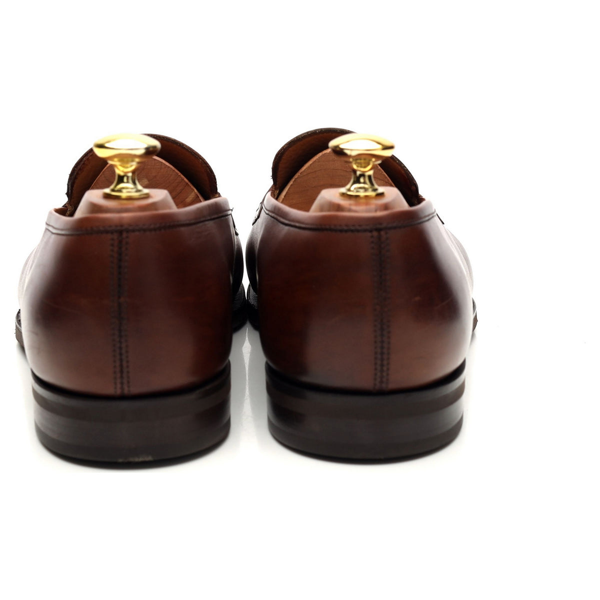 &#39;Pimlico&#39; Brown Leather Loafers UK 8.5 E