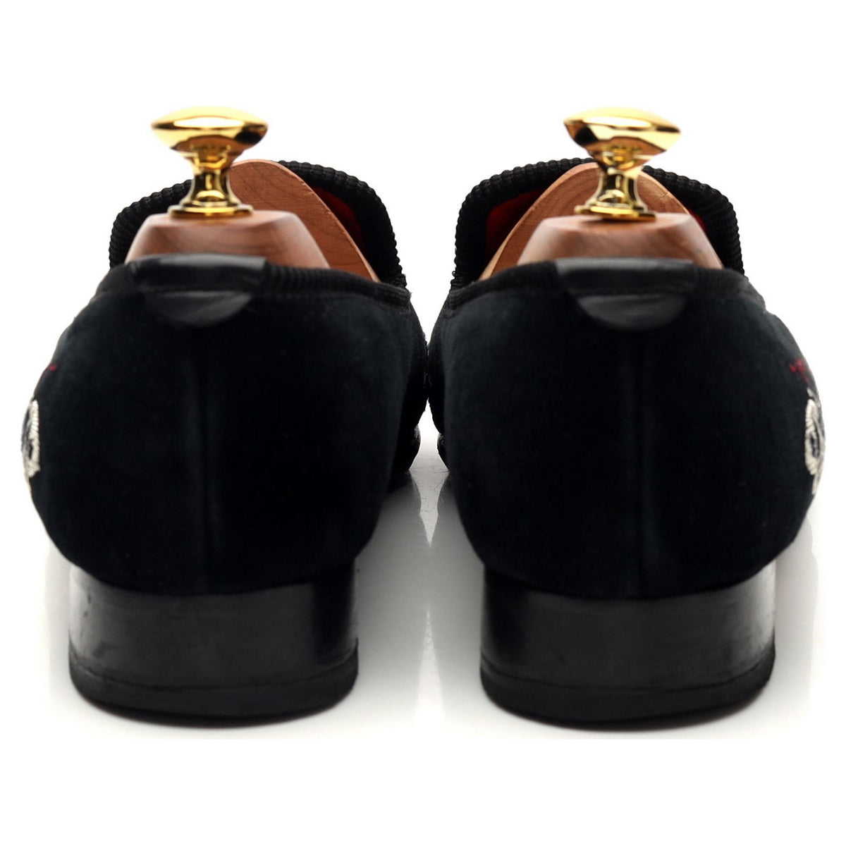 Black Velvet Slippers UK 6.5