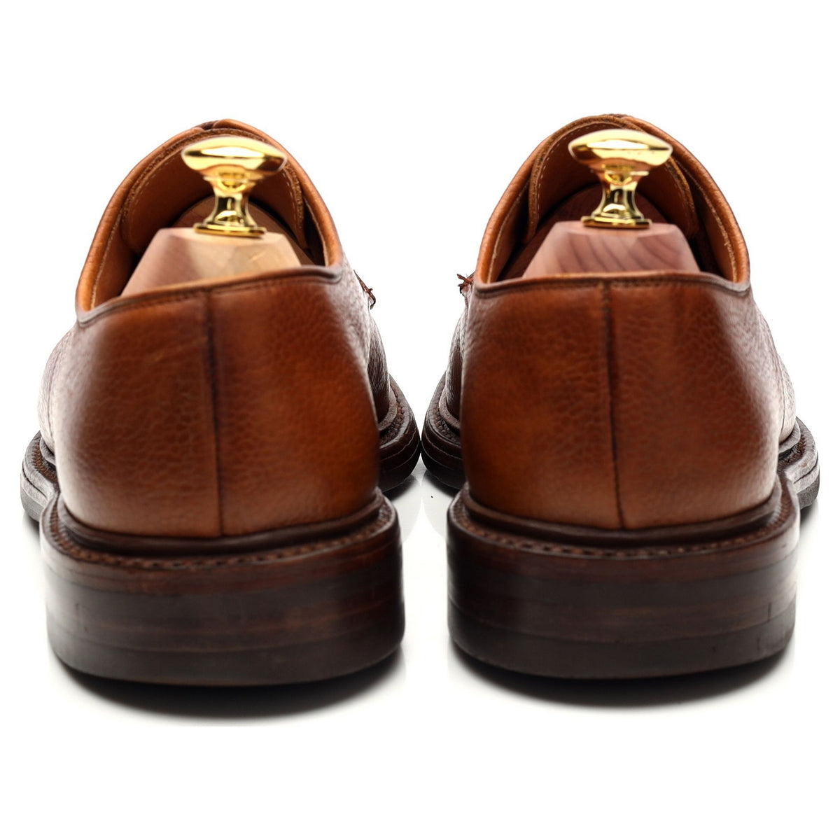 &#39;Grasmere&#39; Tan Brown Leather Derby UK 7.5 E