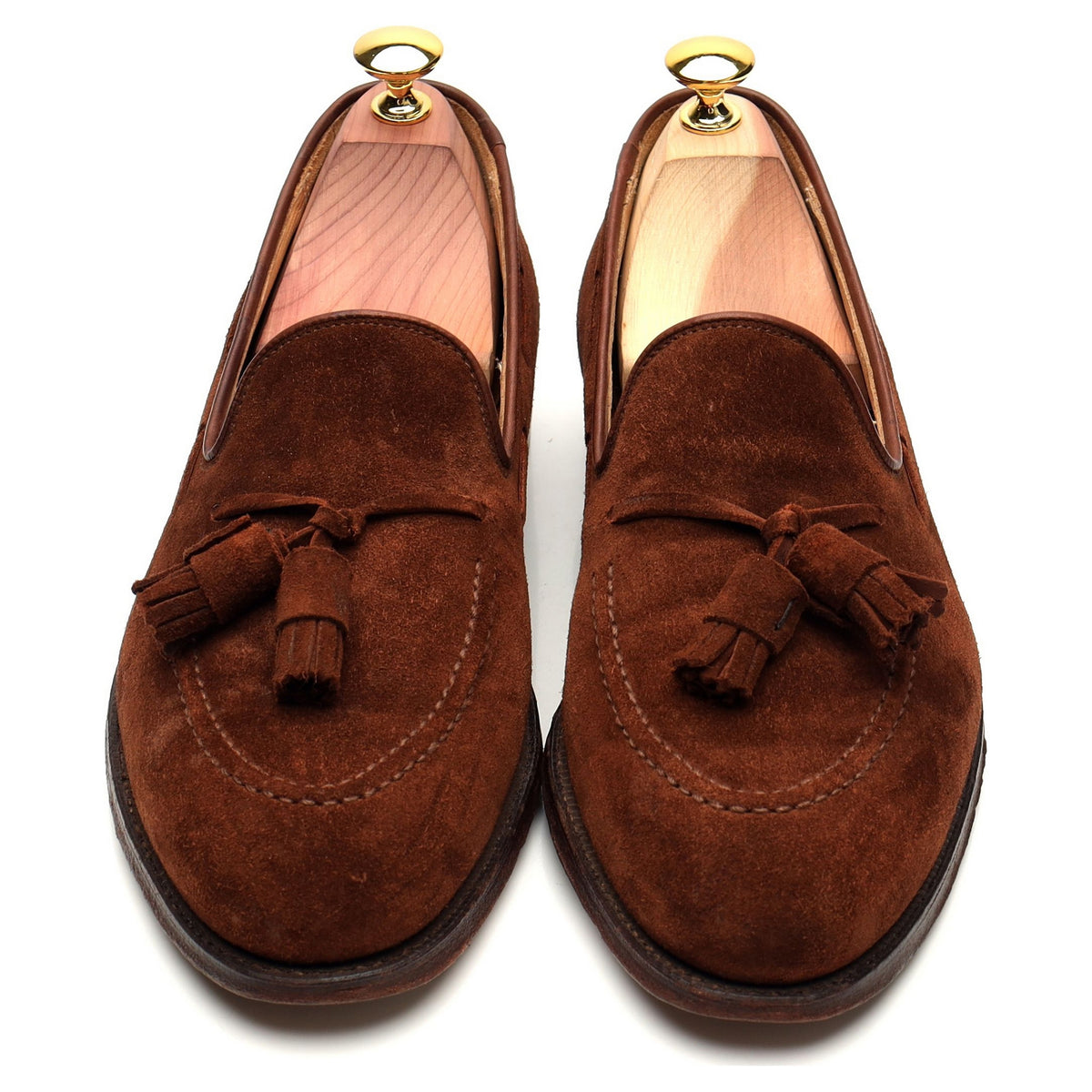 &#39;Cavendish&#39; Brown Suede Tassel Loafer UK 7.5 E