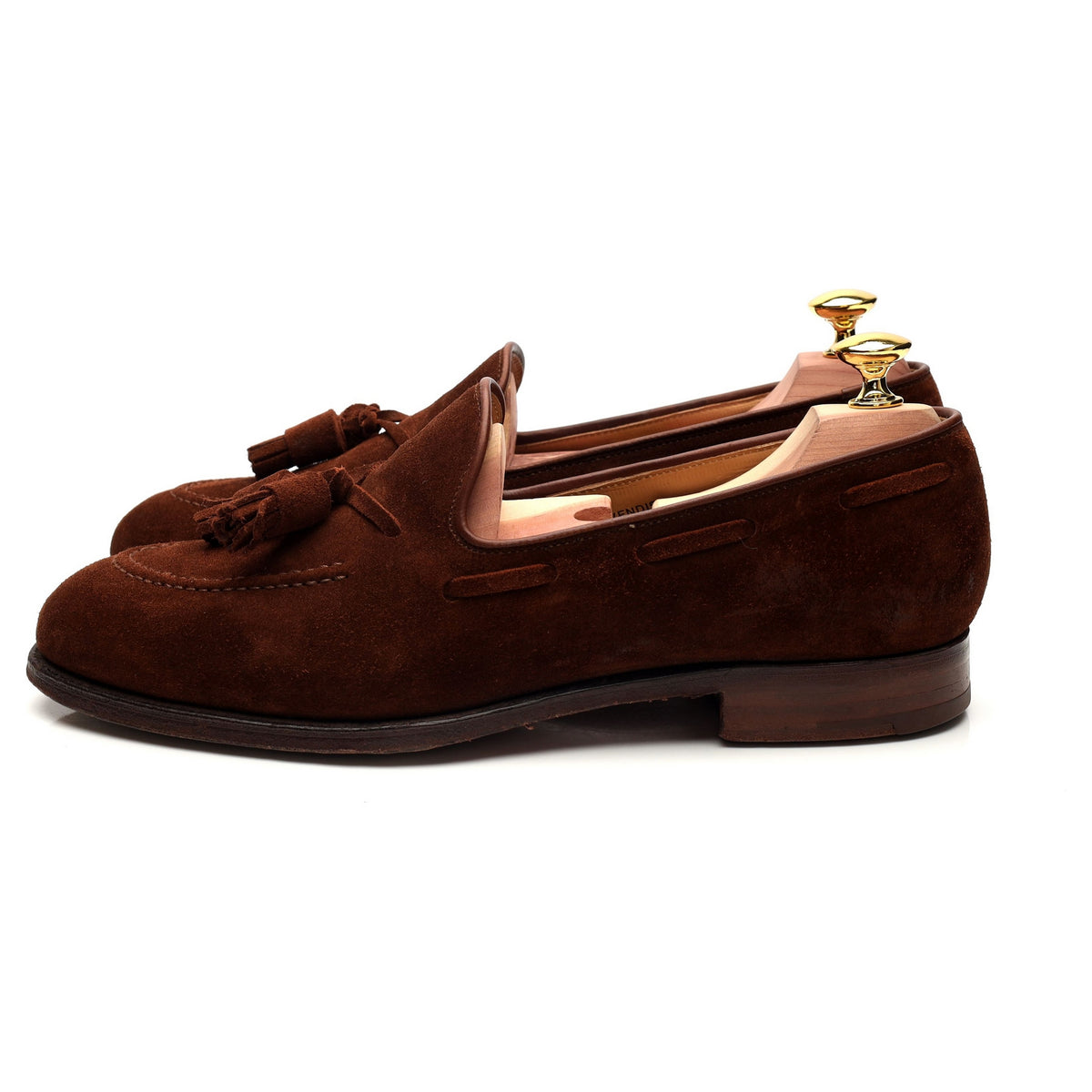 &#39;Cavendish&#39; Brown Suede Tassel Loafer UK 7.5 E